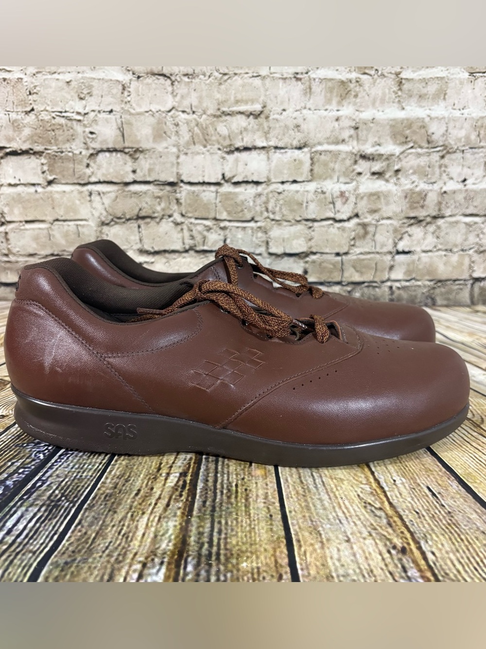 SAS Shoes Women’s Size 11.5/12 Brown Leather Free Time Tripad Comfort Walking
